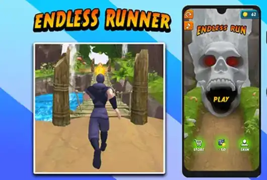 Temple Run Endless Runner Game Unity Source Code source code