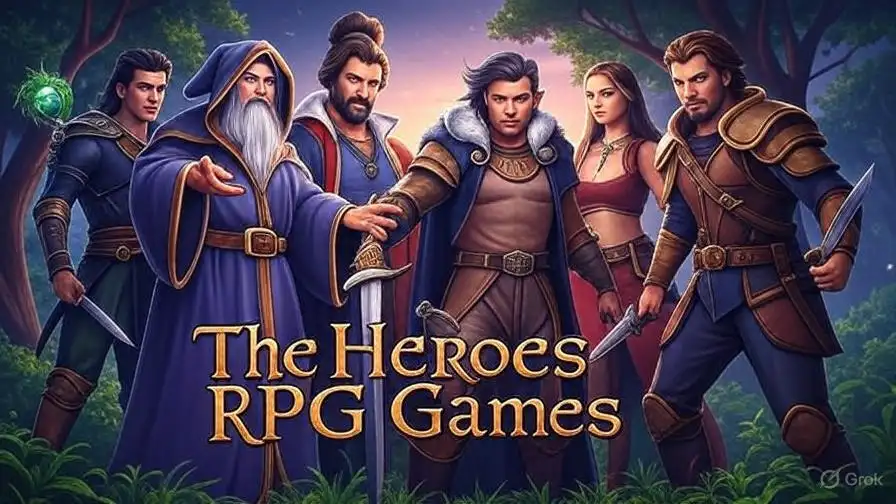 The Heroes | RPG Games SellUnitySourceCode source code