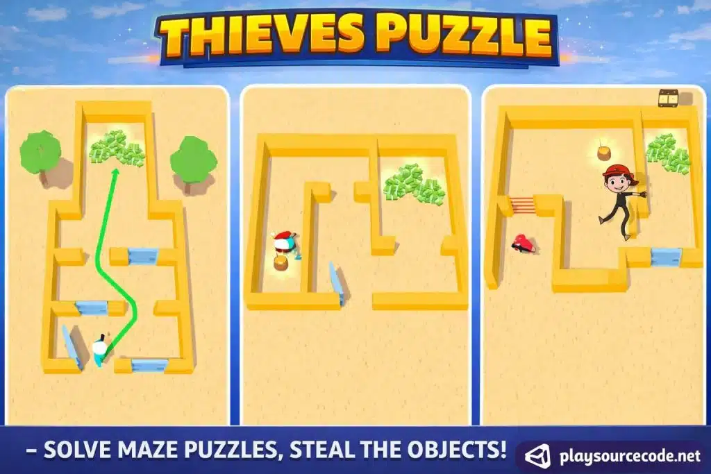 Thieves Puzzle Unity Code screenshot 2