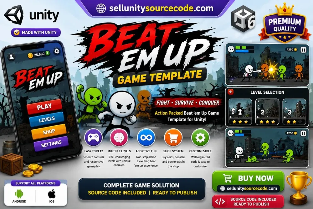 Beat Em Up - Unity Game Templete