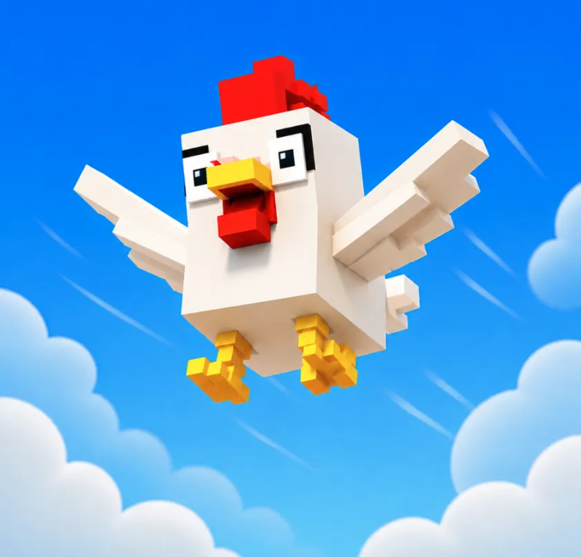 🐔 Bouncy Hills - Physics-Based Chicken Arcade Unity Game
