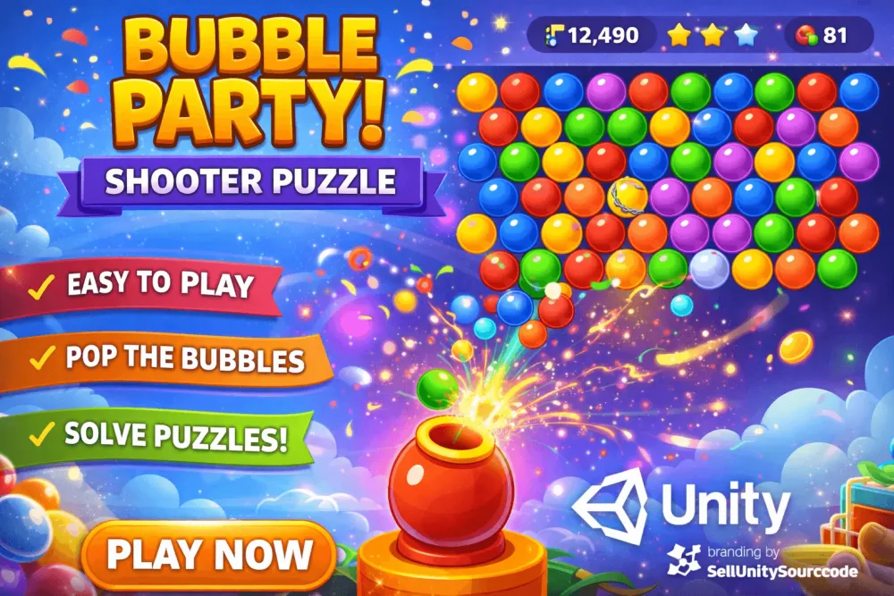 Bubble Party! Shooter Puzzle