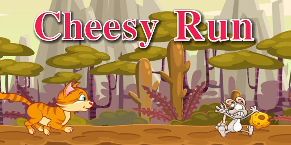 Cheesy Run - Unity Game Source Code Run as fast as you can and don’t let the cat catch you!