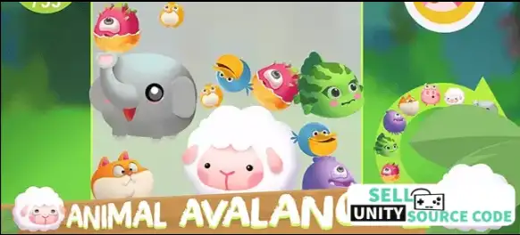 New Animal Avalanche – Merge Puzzle Unity Game – SellUnitySourceCode.com