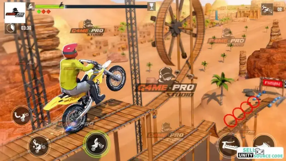 New Bike Stunt GAMEPRO STUDIO Best 2024 Unity Source Code SellUnitySourceCode.com