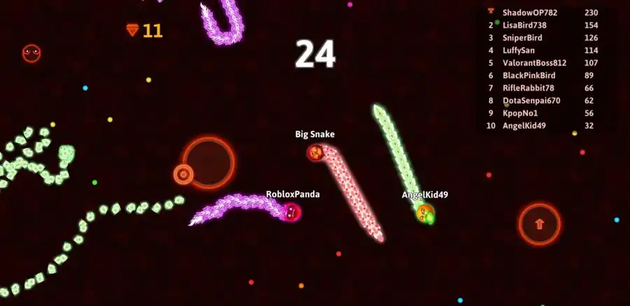 Snake Glow IO Unity Template