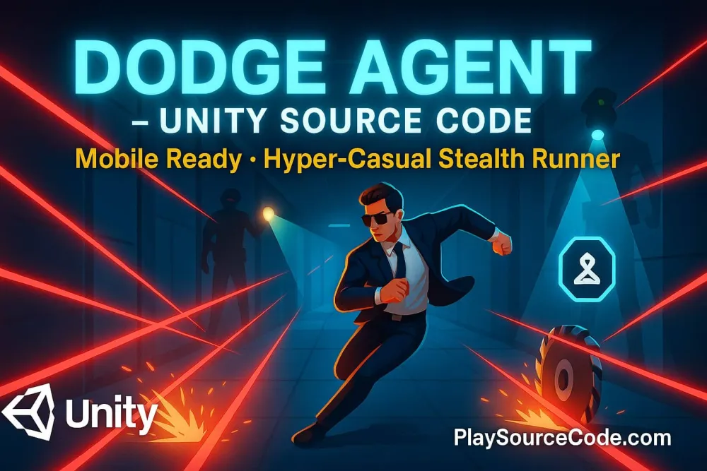 Stealth Runner / Dodge Agent – Mobile Unity Template