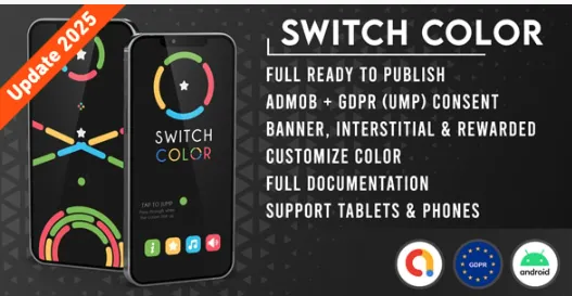 Switch Color - Unity | Admob + GDPR