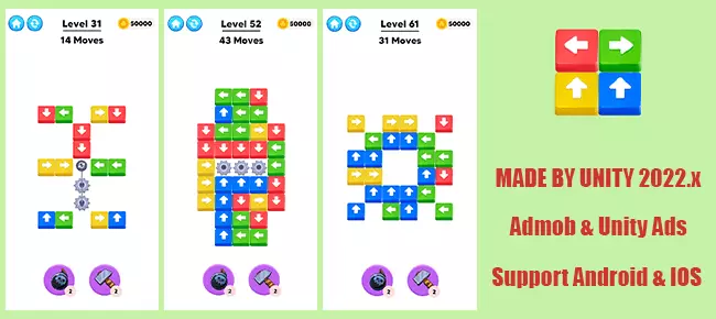 Tap Away Puzzle SellUnitySourceCode 
