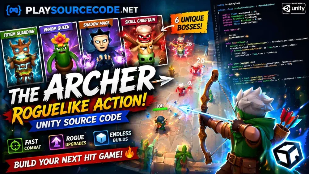 The Archer – Roguelike Unity Template