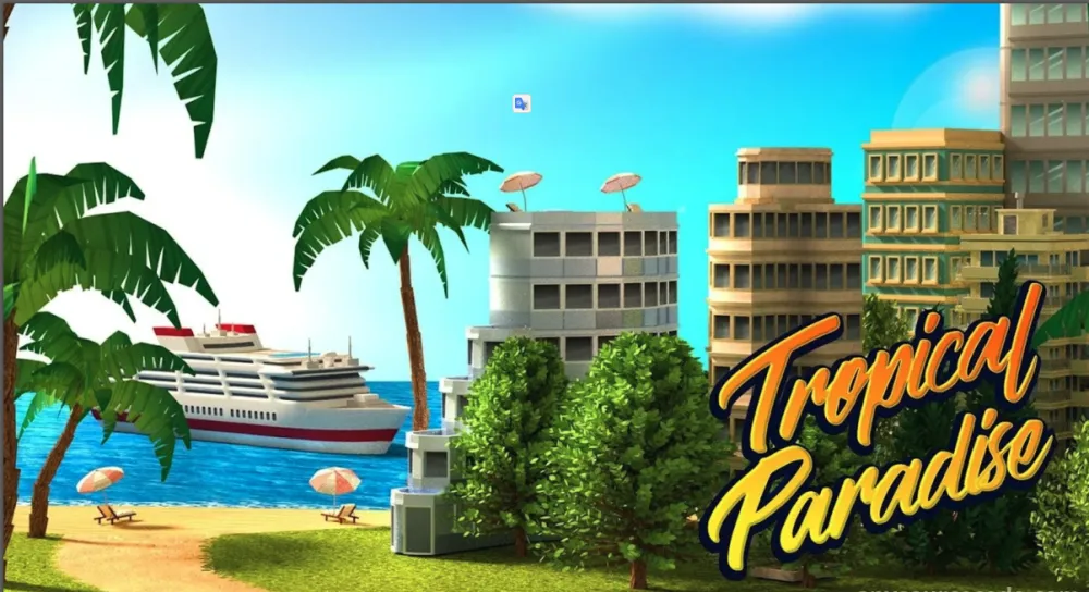 Tropic Paradise Sim: Town Building