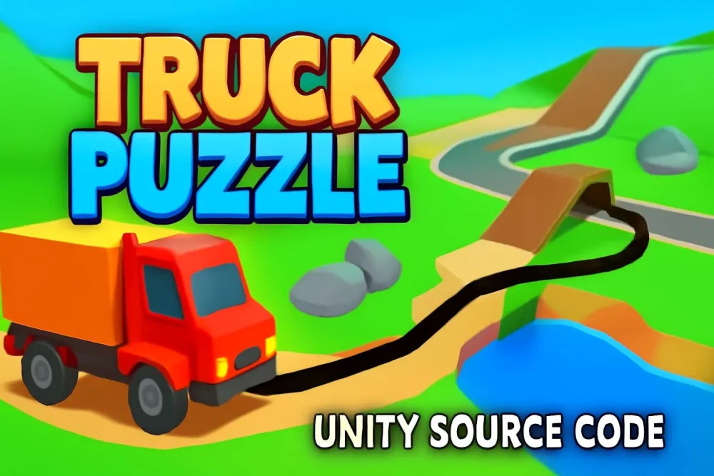 Truck Puzzle – Draw Line Game | Unity Source Code