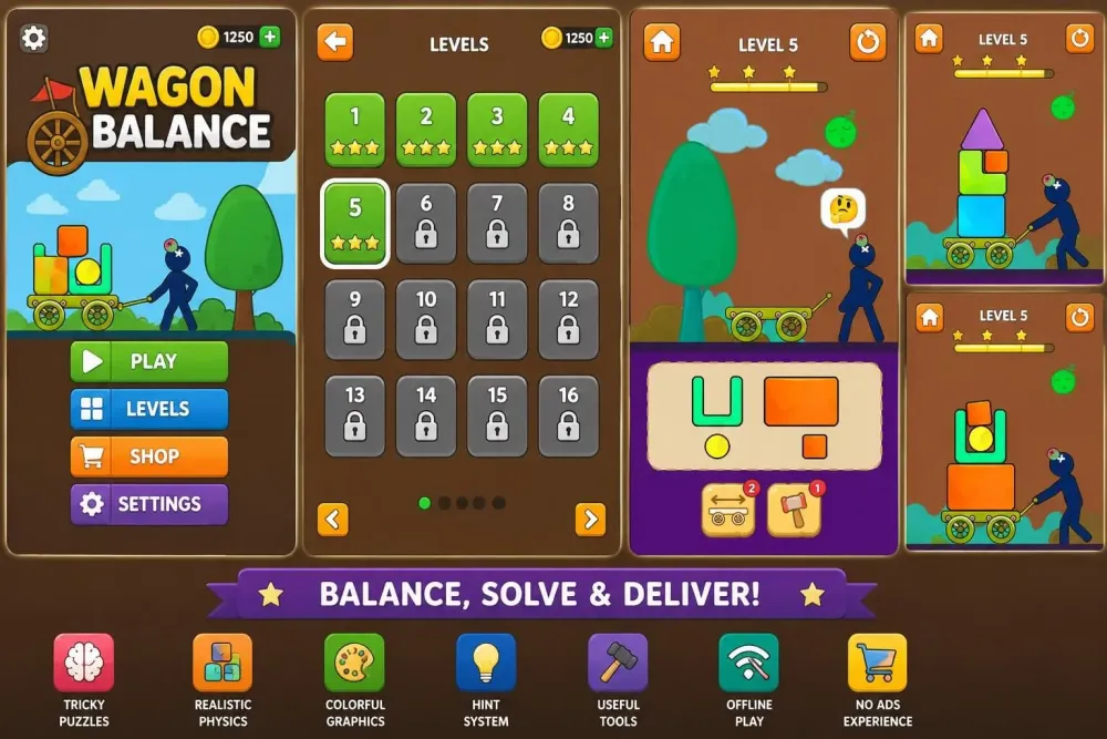 Wagon Balance – Unity Source Code