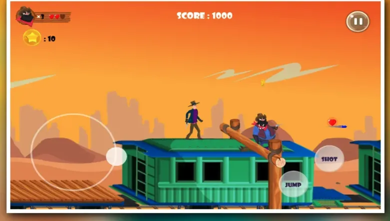 Wild West Cowboy Shooter Adventure