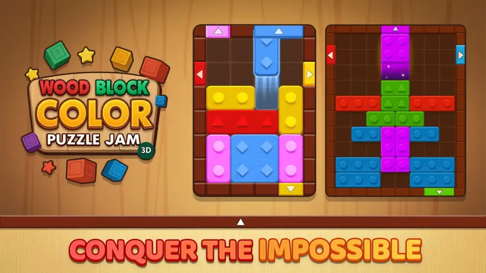 Wood Jam: Color Block
