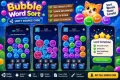 Bubble Word Sort – Unity Source Code screenshot 1