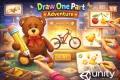 Draw One Part Adventure SellUnitySourceCode screenshot 1