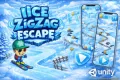 Ice ZigZag Escape: 2D Endless Casual Game Unity Source Code (Android/iOS/WebGL) screenshot 1