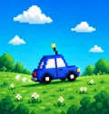 Jump Car - Car Platform Jumper Unity Game screenshot 1