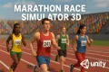 Marathon Race Simulator 3D screenshot 2
