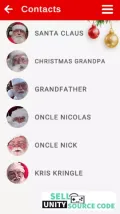 Santa is Calling Fake Call Prank SellUnitySourceCode  screenshot 4