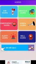 Siren Horn Sound Prank – Realistic Air Horn Game –SellUnitySourceCode.com screenshot 4