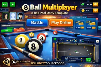 8 Ball Multiplayer – 8 Ball Pool Unity Game Template source code