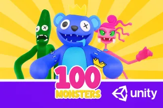 99 Monsters Escape Challenge – Scary Puzzle Room Game 2025 - Sellunitysourcecode source code