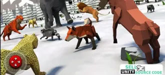 Animal Kingdom Battle Simulator 3D – Wild Beast War Game – SellUnitySourceCode.com source code