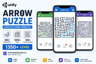 Arrow Puzzle Game – Complete Game Template 1350+ Level source code