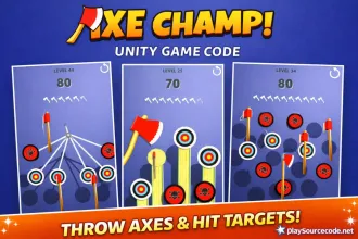 Axe Champ Unity Game Code source code