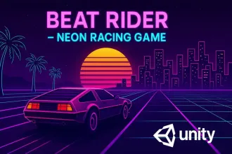 Beat Rider – Neon Racing Game SellUnitySourceCode source code