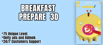 Breakfast prepare 3D Sellunitysourcecode source code