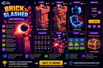 Brick Slasher Unity Source Code source code