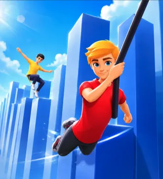 Cable Swing Unity Game Source Code – Rope Swing Racing Game source code