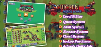 Chicken Merge - Unity Complete Game Template SellUnitySourceCode source code