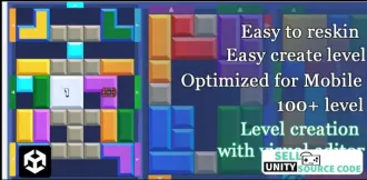🧩 Color Block Jam 2D – Block Puzzle Away | SellUnitySourceCode.com source code