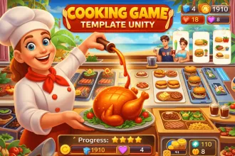 Cooking Game Template – Time-Management Restaurant Game (Unity) source code
