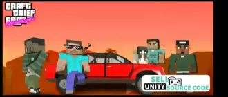 Craftman Thief Gangster 3D SellUnitySourceCode source code