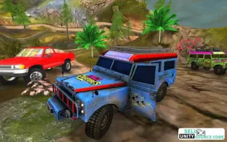 Crazy Jeep Mountain Driver Hill Climb Racer SellUnitySourceCode source code