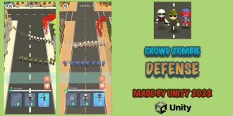 Crowd Zombie Defense – Unity Template SellUnitySourceCode source code