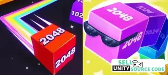 Cube Run 2048 new SellUnitySourceCode source code