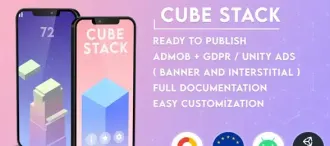 Cube Stack Game SellUnitySourceCode source code