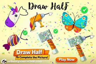 Draw Half SellUnitySourceCode source code
