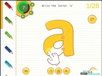 English Tracing Book SellUnitySourceCode source code