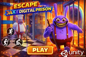 Escape Jaxy Digital Prison – Obby Escape Unity Game Source Code source code