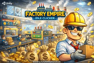 Factory Empire: Idle Clicker Tycoon Unity Source Code – Industry Automation source code