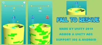 Fall To Rescue. SellUnitySourceCode source code