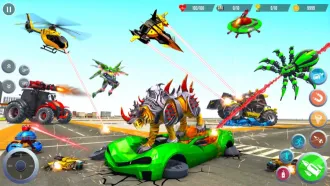 Flying Tiger Robot Car Game 3D SellUnitySourceCode  source code