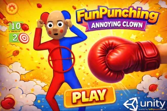 FunPunching: Annoying Clown – Unity Puzzle Action Game Source Code source code